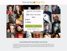Tablet Screenshot of newjerseychatcity.com